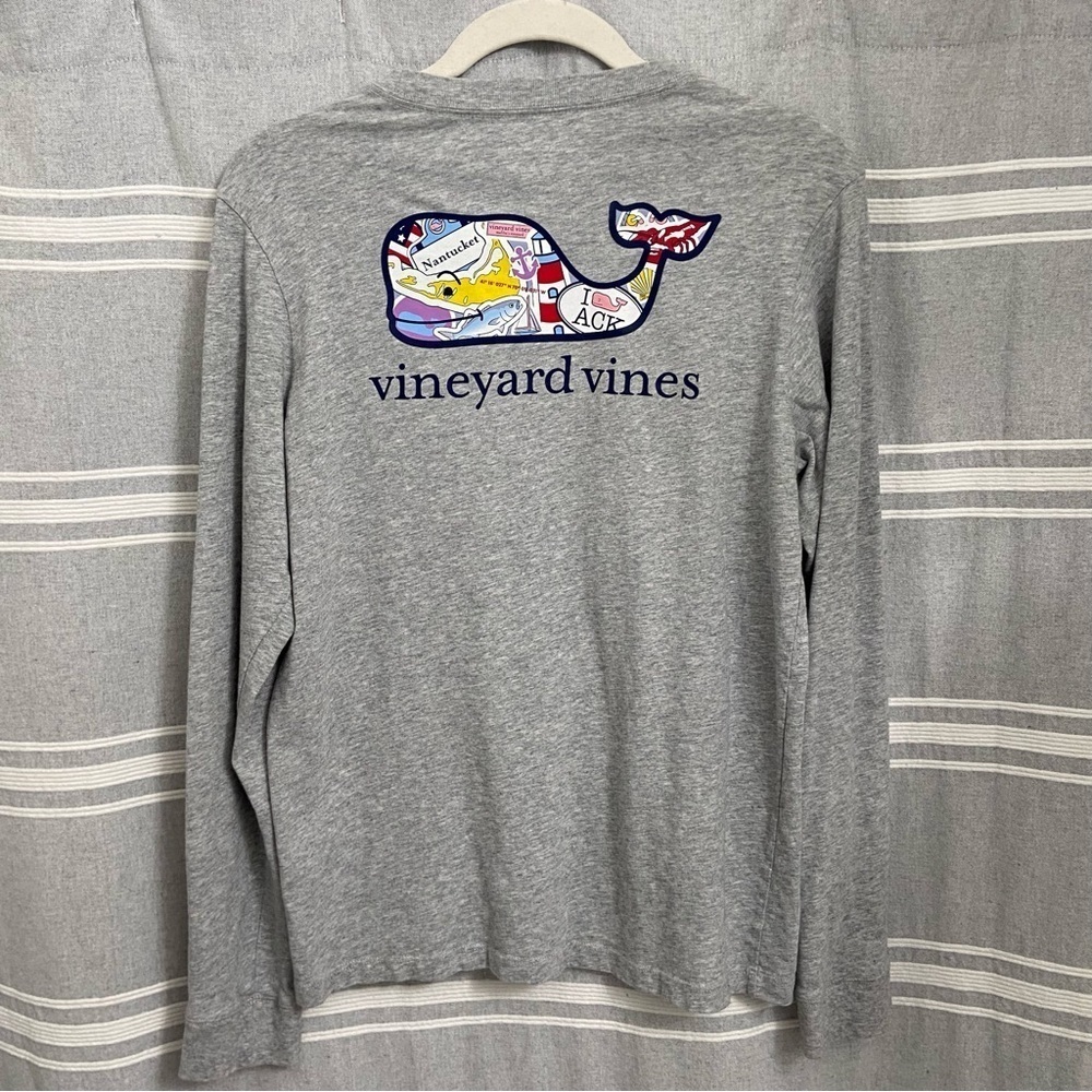VINEYARD VINES / Youth Nantucket Long sleeve Pocket Tee Size XL